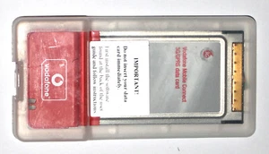 Vodafone GT 3G+ EMEA PCMCIA Datenkarte + Hülle - 3G / UMTS GPRS, sehr wenig benutzt - Bild 1 von 2