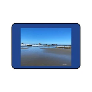 Coastal Serenity Schreibtischunterlage - Meerblick Mousepad für Home Office Dekor - Bild 1 von 13