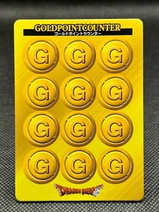 GOLD POINT COUNTER DRAGON QUEST CARD GAME ENIX 2001 Japan VTG Rare CCG - Picture 1 of 12