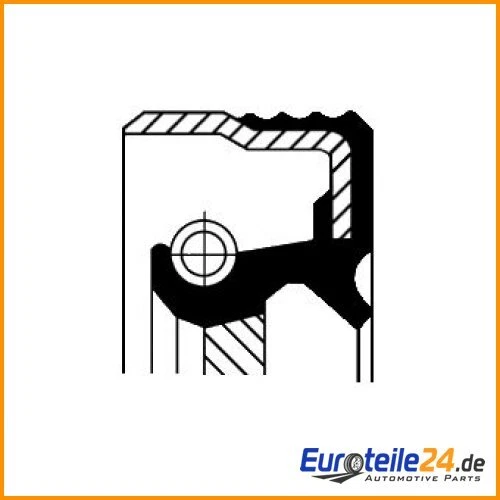 Anillo obturador del eje, caja de distribución CORTECO 12014523B para VW Foto 1 de 1
