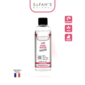 Safah's Natural 100 % Bio reines Rosenwasser - 100 ml - Bild 1 von 1