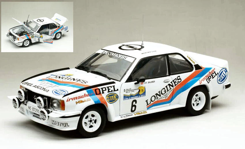 SunStar OPEL ASCONA B 400 N.6 RALLY INT.LANA 1982 P.BALMER-F.CAVALLI 1:18 - Immagine 1 di 1