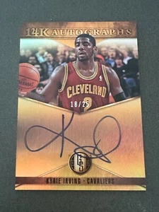 2014-15 Panini Gold Standard 14K Autographs Kyrie Irving Auto 18/25 (54) - Picture 1 of 3