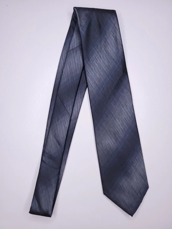 John Ashford Mens Formal Necktie 59"Lx3.25"W Dark Gray Neck Tie - Image 1 of 4
