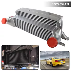 Bolt On Performance Intercooler For Ford Mustang EcoBoost 2.3L 2015-2020 Silver - Picture 1 of 9
