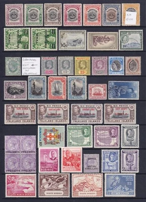 British Commonwealth Stamps Mostly MM. EDVII, GV, GVI, QEII. Cat app £530 - Image 1 of 4