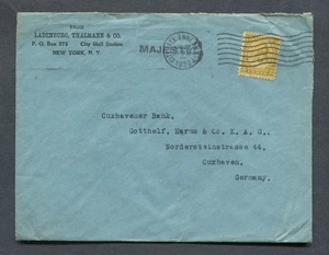 USA : Very nice cover from 1932 - New York to Germany - used - Picture 1 of 1