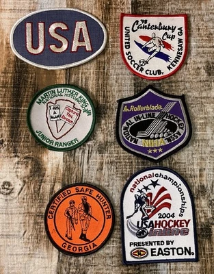 Vintage Mix Lot Of  6 Patches  - Image 1 of 4