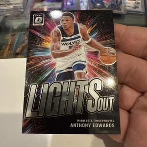 2024-25 Panini Donruss Optic Anthony Edwards Lights Out Prizm 🔥 TWolves - Picture 1 of 4