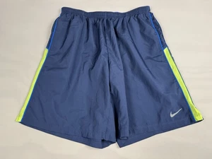 Pantalones cortos para correr Nike Challenger Dri-FIT 9 pulgadas 2 en 1 azules para hombre XL - Imagen 1 de 11