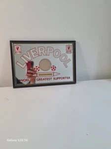Vintage Liverpool FC Bild Spiegel Greatest Supporter gerahmt ca. 13" x 8" - Bild 1 von 10