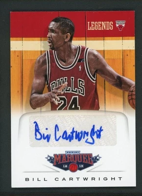 2012-13 BILL CARTWRIGHT AUTO PANINI MARQUEE LEGENDS AUTOGRAPHS - Image 1 of 2