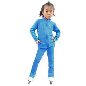 Ladies Skating Jacket Pants Suit Girls Training Clothes Skating Top Leggings - Picture 1 of 7