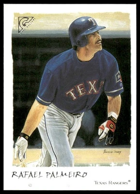 2002 Topps Gallery #78 Rafael Palmeiro Texas Rangers - Image 1 of 2