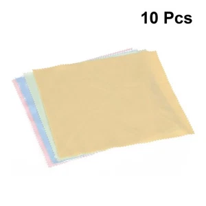 10pcs Microfiber Cleaning Cloths Screen Cleaning Towel for Smart Phones Laptops - Afbeelding 1 van 11