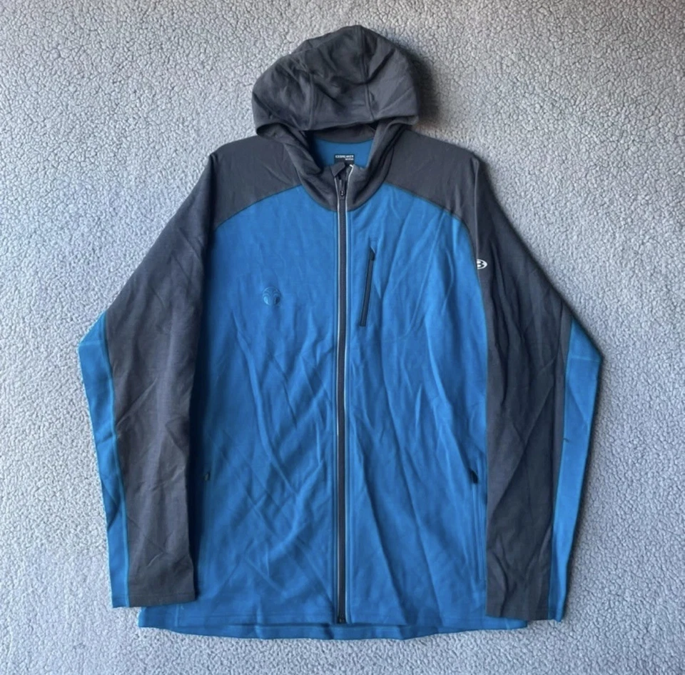 (2) Chaqueta con Capucha Icebreaker Hombre Merino 260 Quantum L/S Cremallera Lana Merino XXL Foto 1 de 4