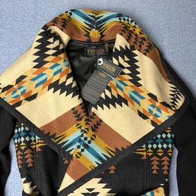 Pendleton Womens Harding Collar Belted Wrap Coat/Jacket Southwest Small NWT - Image 1 of 4