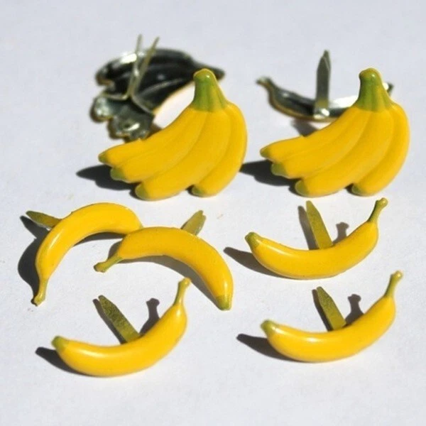 BANANA SCRAPBOOKING DECORATIVO BRADS OJALES SALIDA 8 PIEZAS Foto 1 de 1