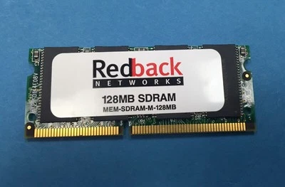 NEW Redback 128MB SDRAM SODIMM Single Bank 170-0135 AMS16V64E8S4GHS ATP - Image 1 of 2