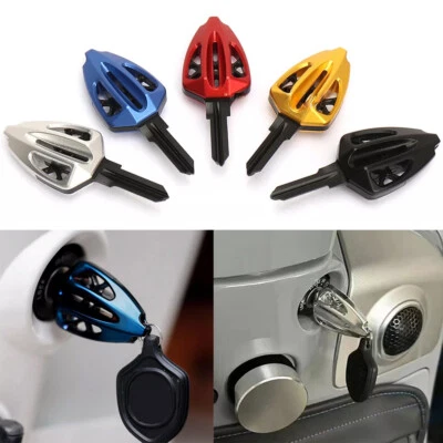Motorcycle Spare Key CNC Aluminum Chip Keys For Vespa Primavera 150 Sprint 150 - Image 1 of 4