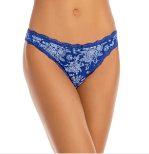 Aqua Tanga mit Spitzenbesatz Navy Rose Toile Größe M - Bild 1 von 1
