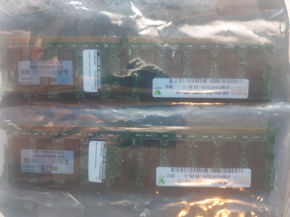 348106-b21 345115-061 345115-861 HP 8GB (2 X 4GB) PC-3200 MEMORY KIT - ORIGINAL - Image 1 of 1