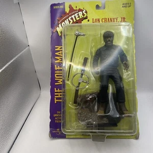 THE WOLF MAN UNIVERSAL STUDIOS MONSTERS LON CHANEY ACTION FIGURE RARE - Picture 1 of 14