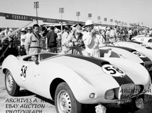 Arnolt Bristol 450 Le Mans Auto Stanley weiß Foto Photo Automobil 2 - Bild 1 von 1