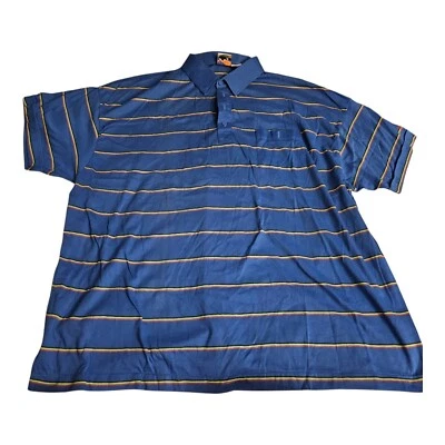 Vintage Spalding Polo Mens 4xl Striped Shirt Casual Golf Tennis Adult - Image 1 of 4