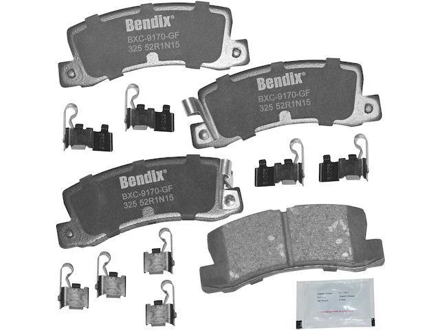 Комплект задних тормозных колодок Bendix 47992BMMV 1987 1988 1989 для Toyota Celica 1986-1999 годов выпуска - Изображение 1 из 2