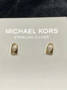 Michael Kors Ladies' Stud Earrings Mercer Link MKC1010AN710 - Picture 1 of 7