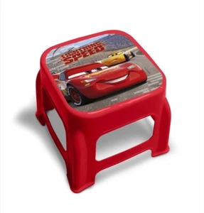 Cars Disney Hocker Kunststoff rot 24,5 x 24,5 x 20cm Kinderzimmer Stuhl - Bild 1 von 1