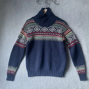 Maglione girocollo uomo lana cashmere Polo Ralph Lauren vintage taglia small - Foto 1 di 10