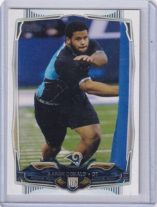 2014 TOPPS ROOKIE CARD RC #190 ST LOUIS RAMS - AARON DONALD
