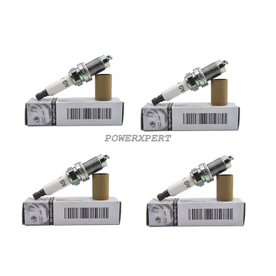 4 pcs OEM Spark Plug 06K905601B For VW Jetta Golf Passat AUDI A4 A6 Q5 1.8 2.0 - Image 1 of 2