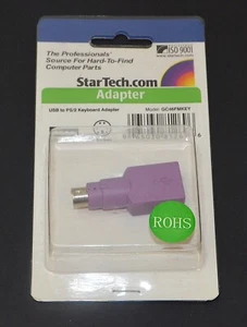 StarTech USB to PS/2 Keyboard Adapter *New* GC48FMKEY - Picture 1 of 4