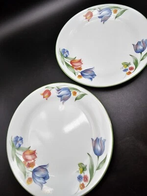 Corelle Fresh Cut Tulips Salad Plate 7" Replacement Discontinued Pattern 2 - Image 1 of 4