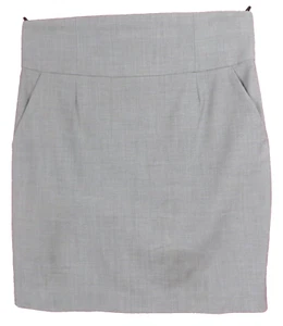 SK19594- BANANA REPUBLIC Women's Stretch Wool Straight Pencil Skirt Gray Size 12 - Picture 1 of 9