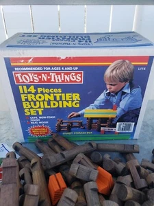 Toy-N-Things 1987 114 piezas juego de construcción Frontier - caja abierta nunca usada - Imagen 1 de 5