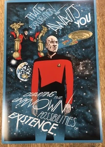 "Charting the Unknown Possibilities of the Universe" mini print By E. Gallagher - Picture 1 of 1