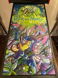 Rick and Morty Pinball Machine Glass Cover 20.5' x 42' [SALE PRICE!!!]