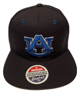 Zephyr NCAA Auburn Tigers "Comet” Flat Bill SnapBack Hat BRAND NEW WITH TAGS - Picture 1 of 6