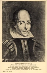 SHAKESPEARE, William, Portrait Sketch; Serie P.H. No. 88; Hamlet, MINT - Bild 1 von 2