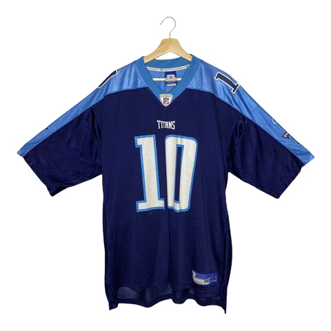 Reebok On Field NFL Equipment Tennessee Titans #10 Vince Young Jersey Size 2XL Cover