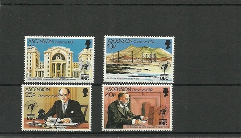 ASCENSION ISLAND -SG328-331-CHRISTMAS 1982-MNH Cover