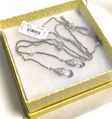 Collar colgante con gota de cristal Kendra Scott Sivan Foto 1 de 4