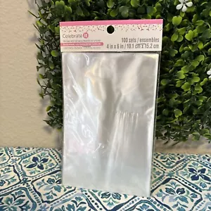 Celebrate It Bakeware Treat Bags With Ties 100 sets New - Picture 1 of 5