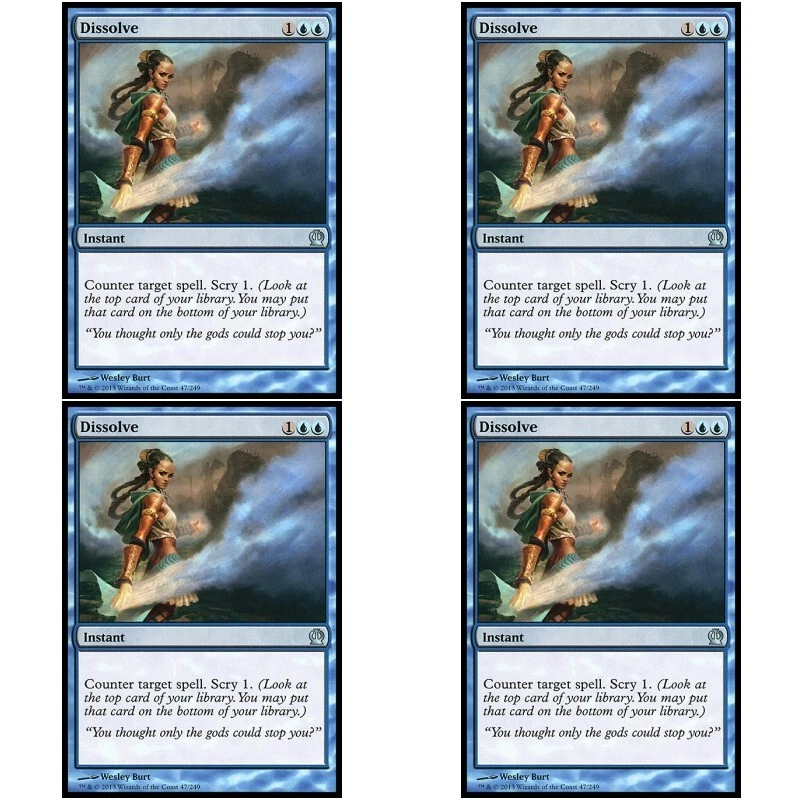 4 x DISSOLVE NM Theros MTG Blue - Instant Unc - Image 1 of 1