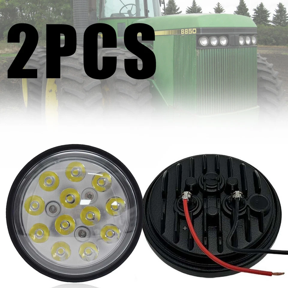 Par36 36w LED Work Lights GE4411,GE4505,GE4509 x2pc For John Deere Tractor light - Image 1 of 4