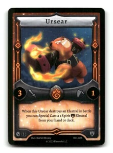 Elestrals Base Set Trading Card Game #BS1-025 Ursear - Bild 1 von 4